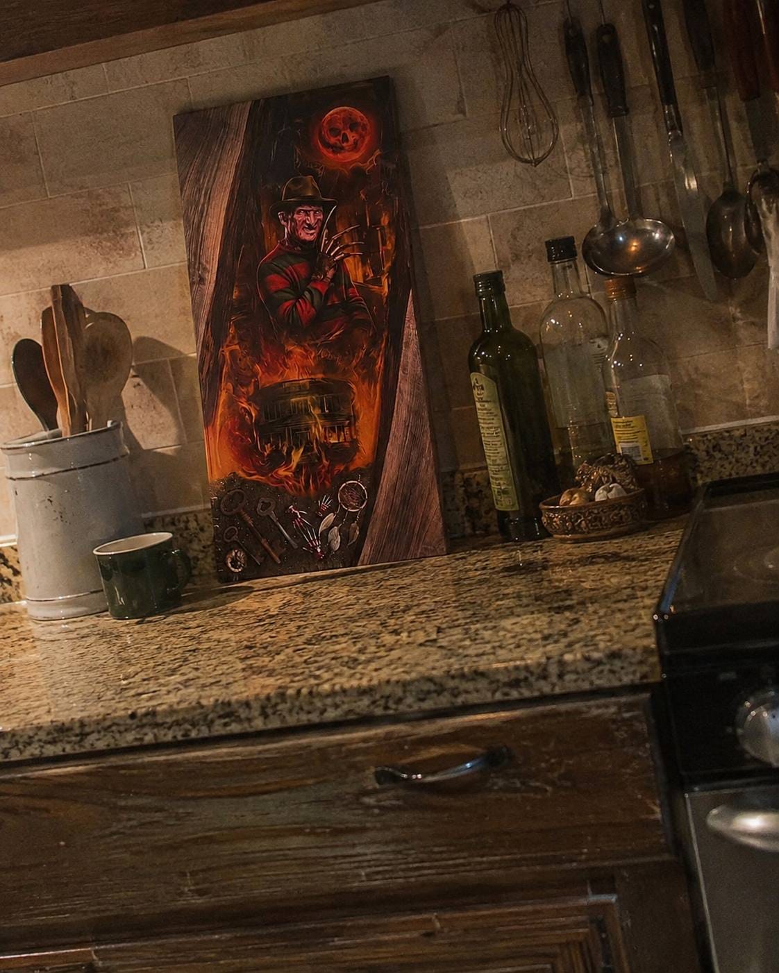 Customer photo review of Horror Resin Cutting Boards