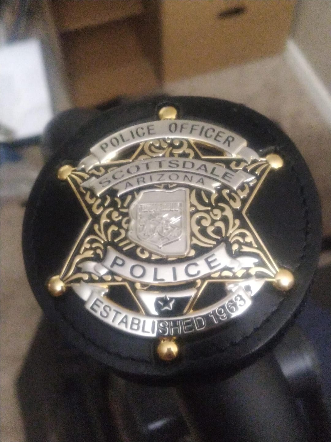 Customer photo review of SPD Arizona Scottsdale Police Officer Badge