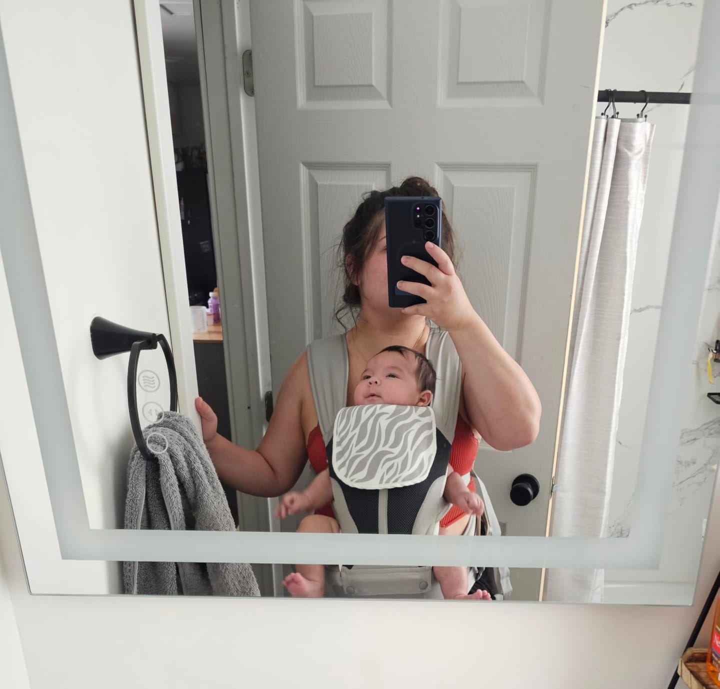 Customer photo review of Ashton ComfortCarry™ Baby Carrier