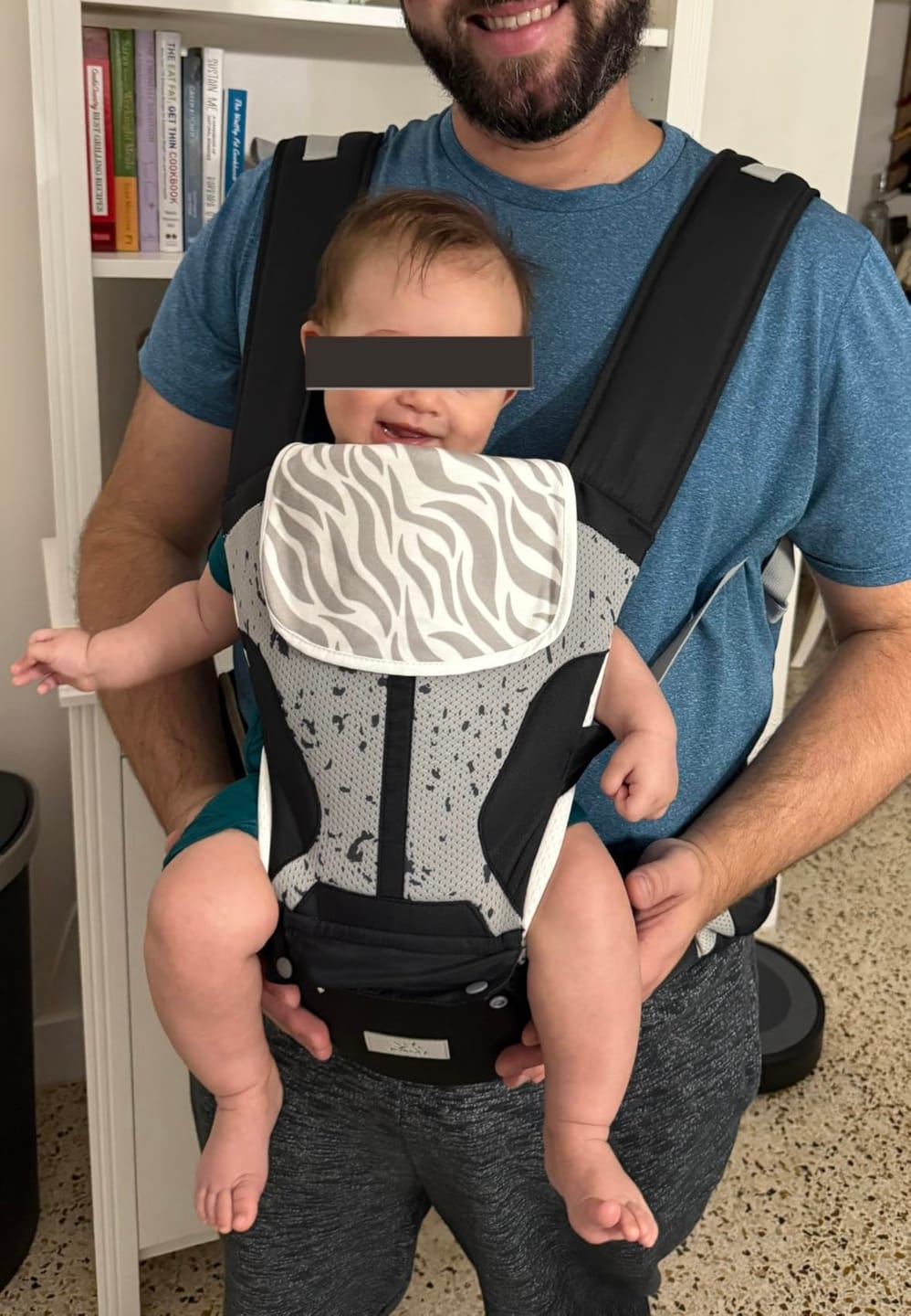 Customer photo review of Ashton ComfortCarry™ Baby Carrier