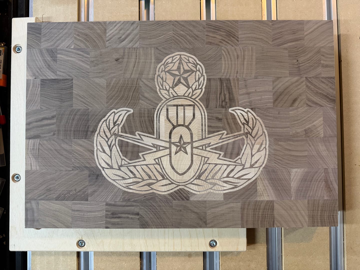 Customer photo review of Custom Inlay Builder (18"x12")