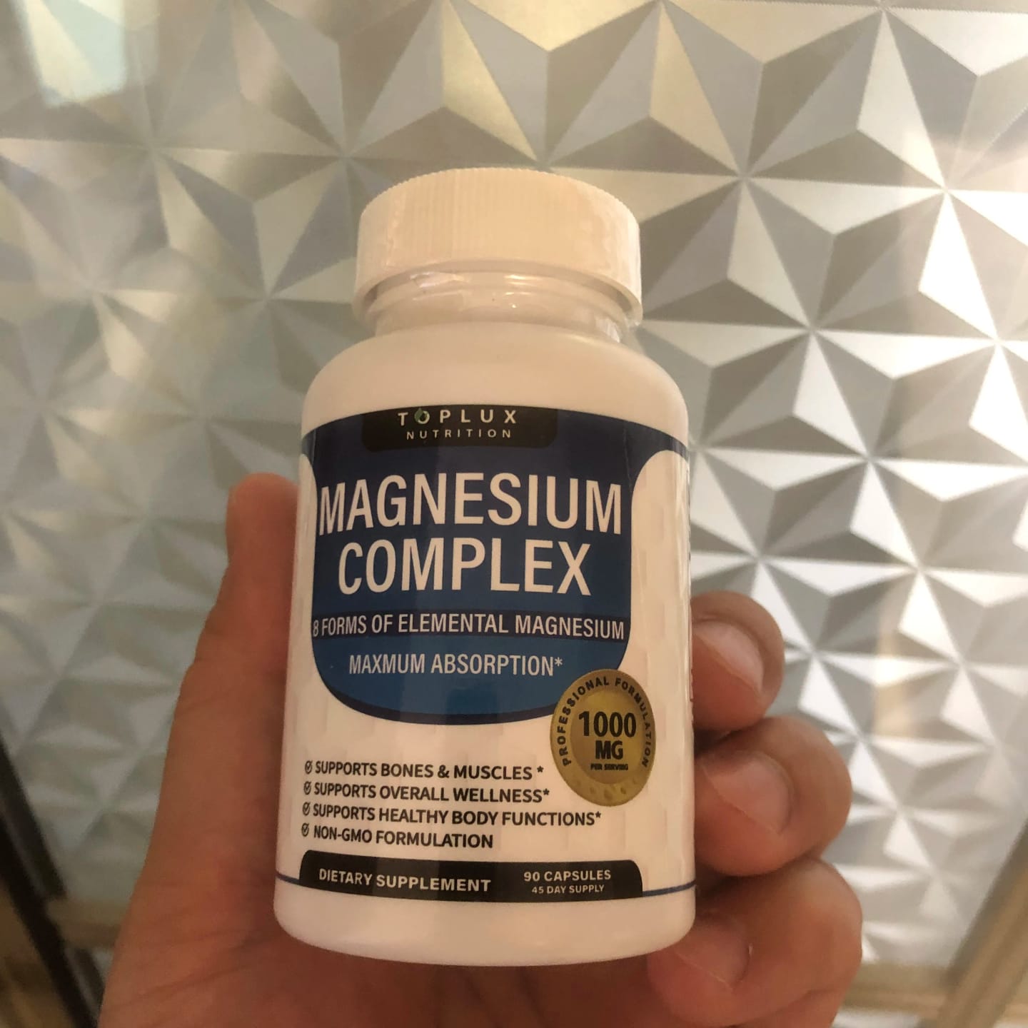 Customer photo review of Magnesium Complex 8 en 1™ | Magnesio Premium