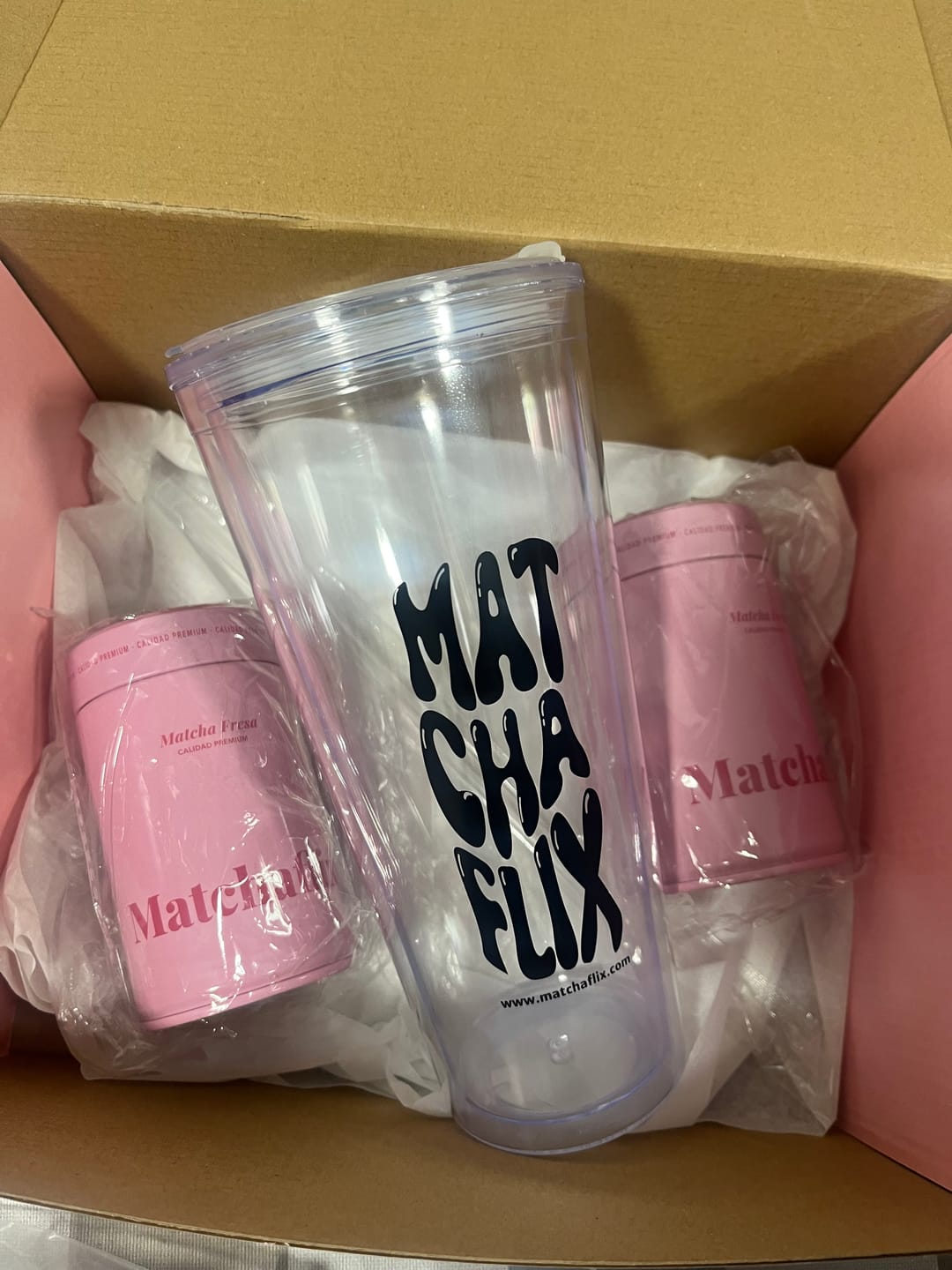 Customer photo review of Té Matcha Premium Fresa