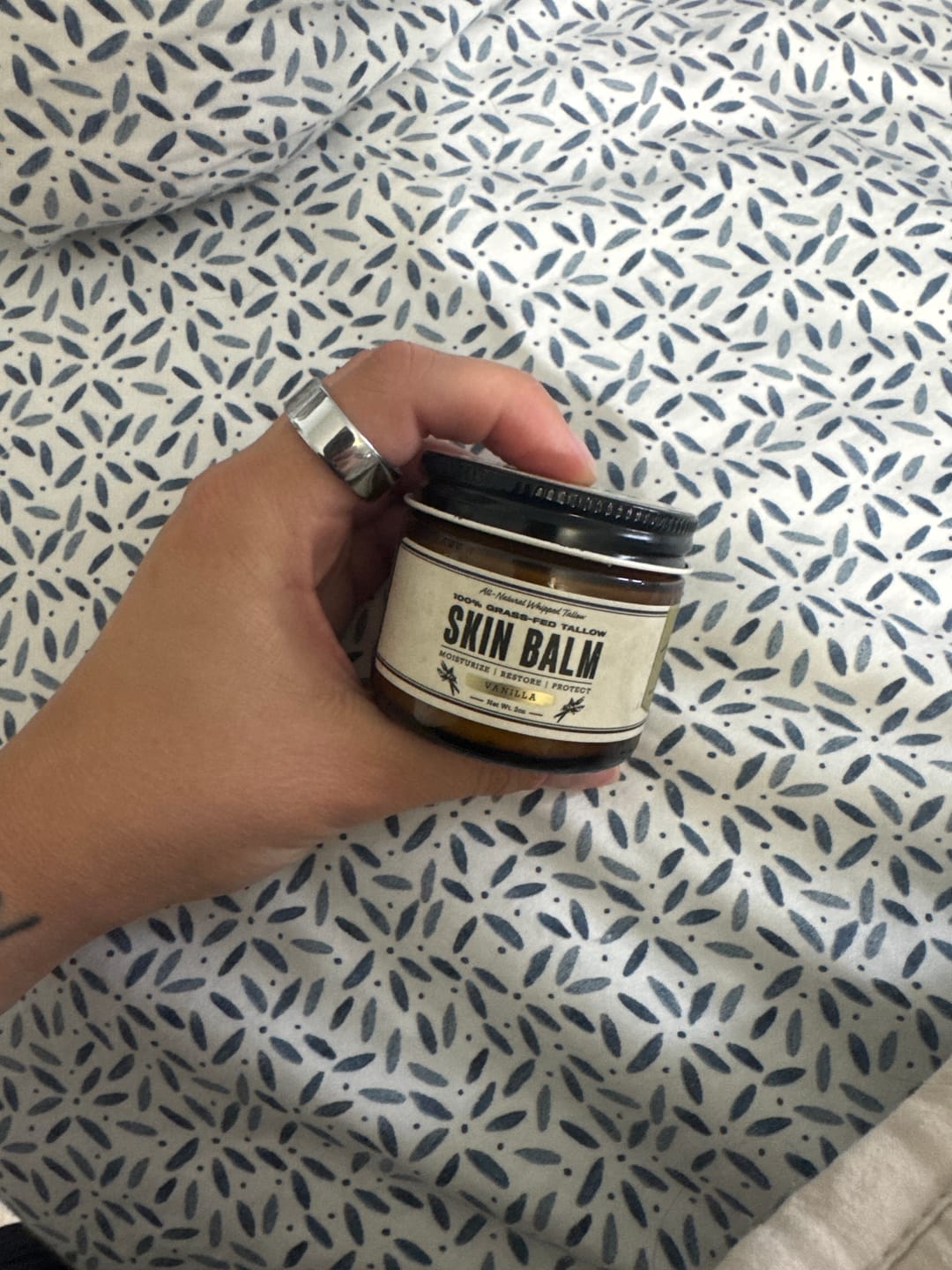 Customer photo review of Whipped Tallow Skin Balm