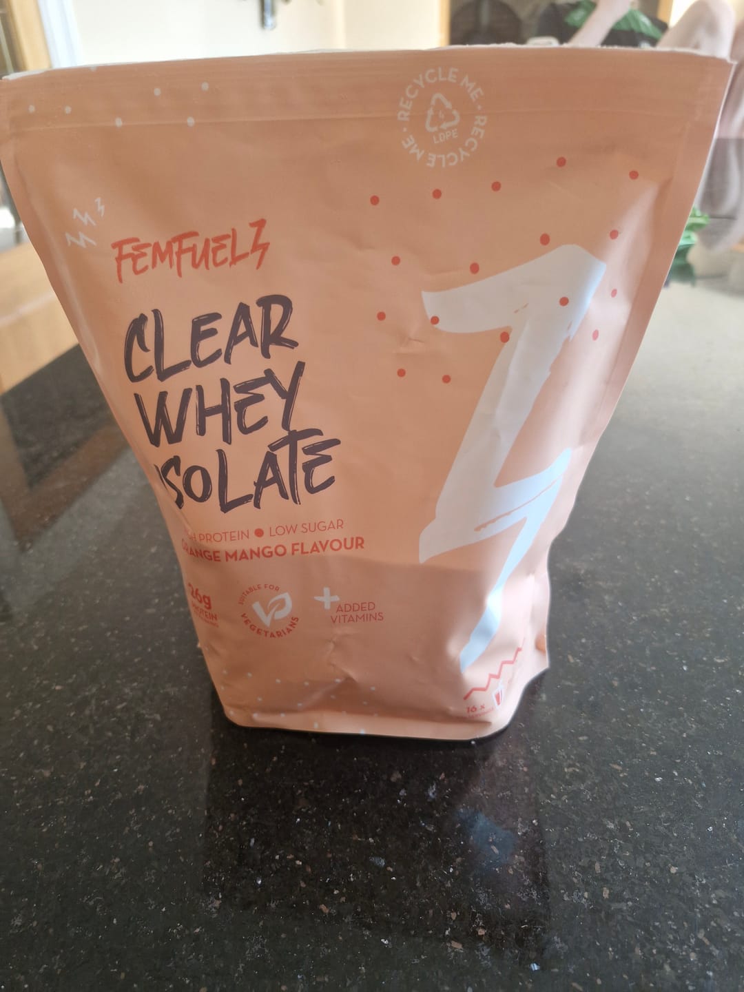 Customer photo review of Clear Whey Isolate Protein