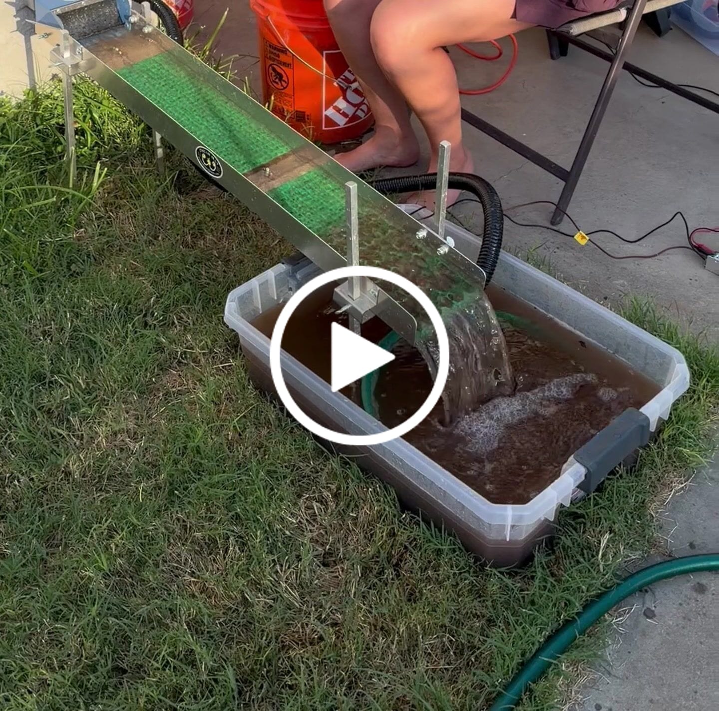 Customer video review of 6X42 Double Mat Sluice Box with Dream Mat | Gold Prospecting Equipment