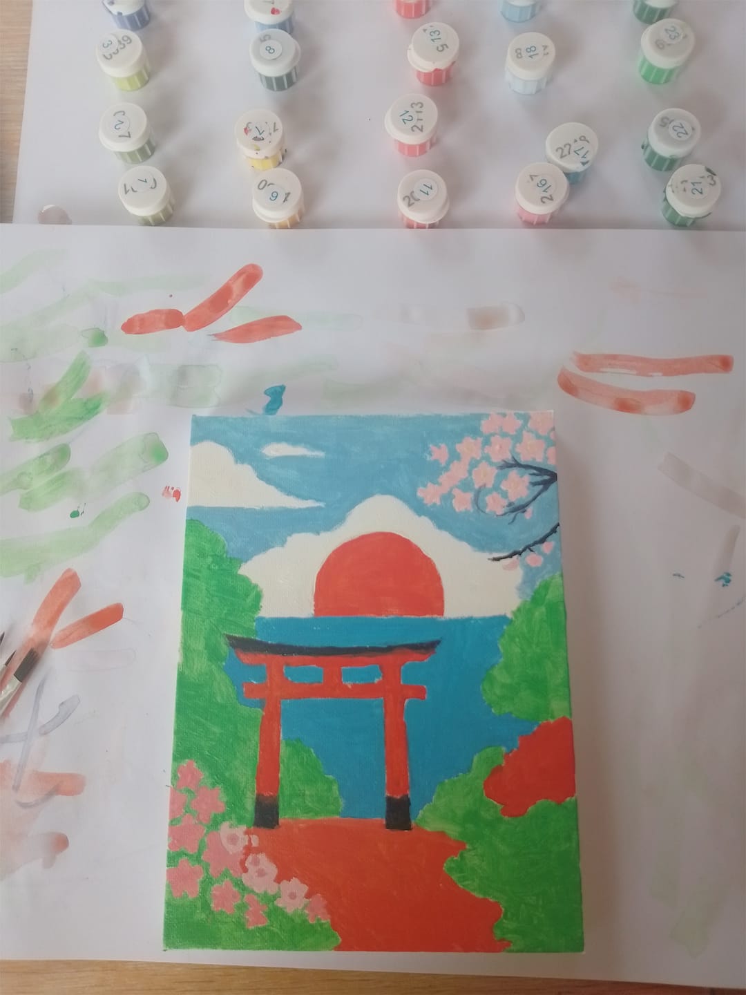 Customer photo review of 6 Mini Paintings - Classic Japan Set