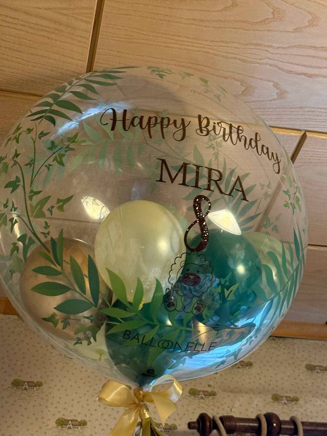 Customer photo review of Wild One Safari Geburtstag Designer Ballon
