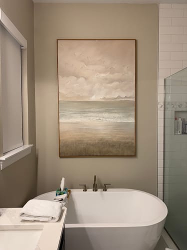 Customer photo review of Wabi-Sabi Wall Art #TX164