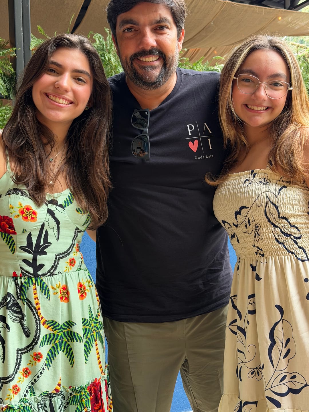 Customer photo review of Camiseta Personalizada PAI MINIMALISTA - 100% Algodão