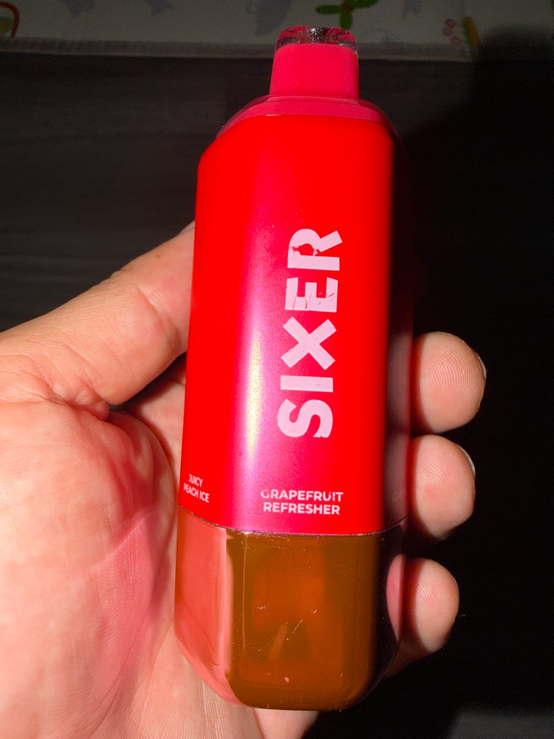 Customer photo review of VAPSOLO SIXER 180k 6en1 | 180.000 caladas 6 sabores en 1
