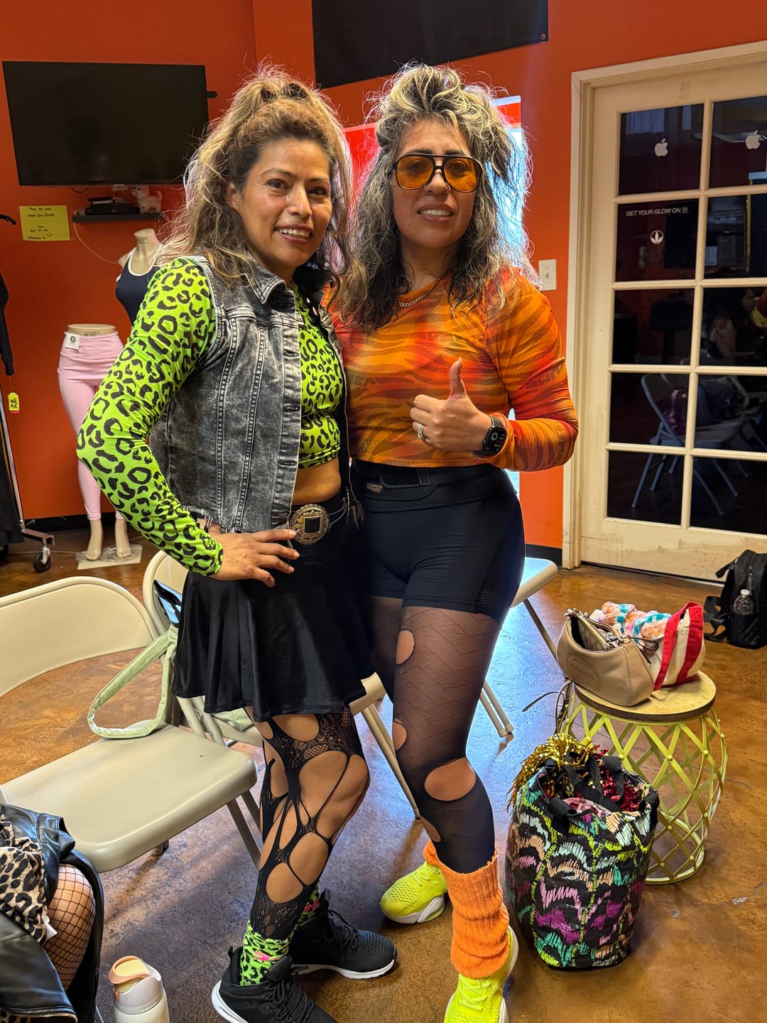 Customer photo review of Wildbeat Long Sleeve Mesh Crop Top
