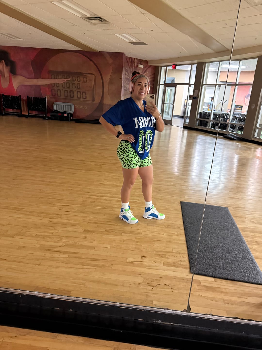Customer photo review of Dale-Z High Waisted Biker Shorts