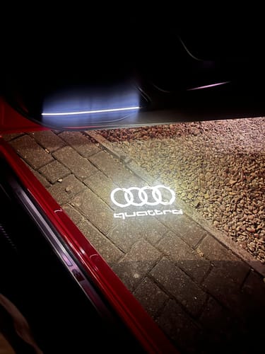Customer photo review of AUDI DOOR LIGHTS