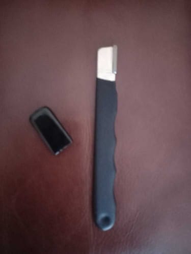 Customer photo review of Professional Knife Sharpener Set for Kitchen Blades and Garden Shears