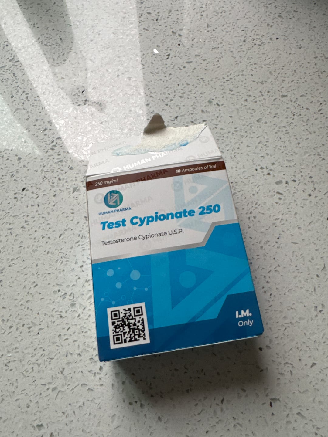 Customer photo review of Testosterona Cipionato Human Pharma