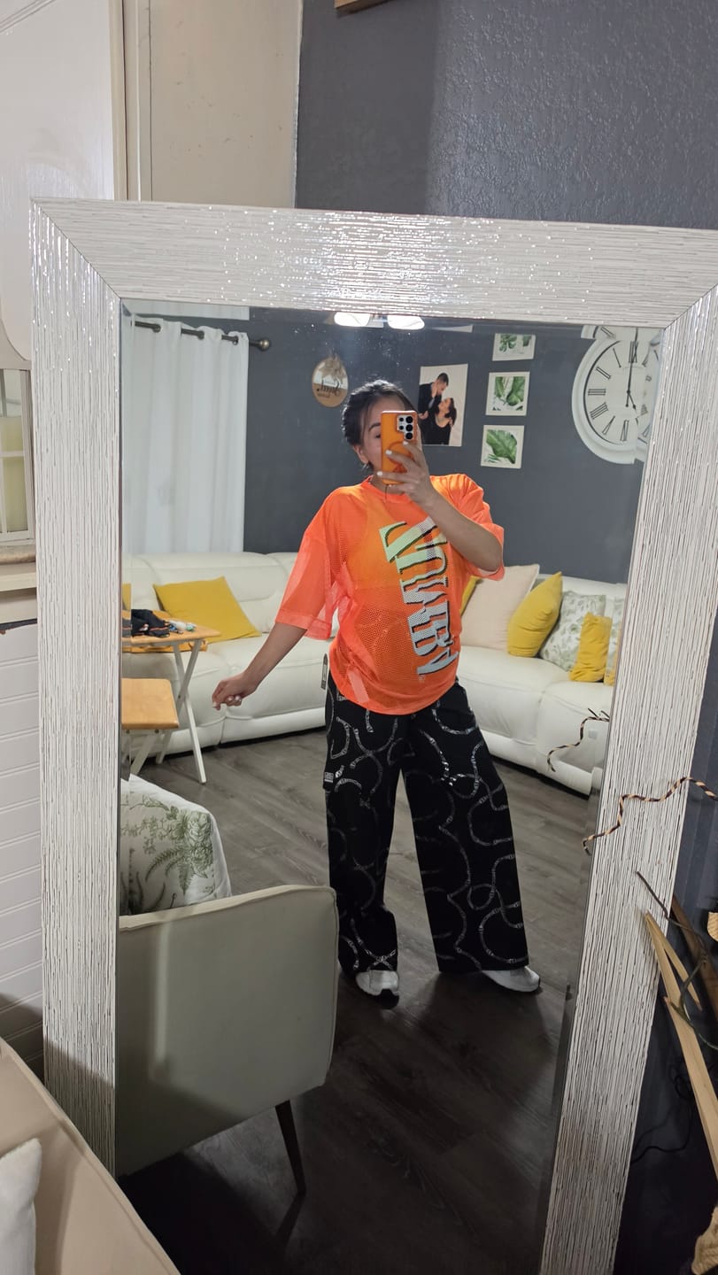 Customer photo review of Dale-Z Woven Cargo Pants - Black/Silver