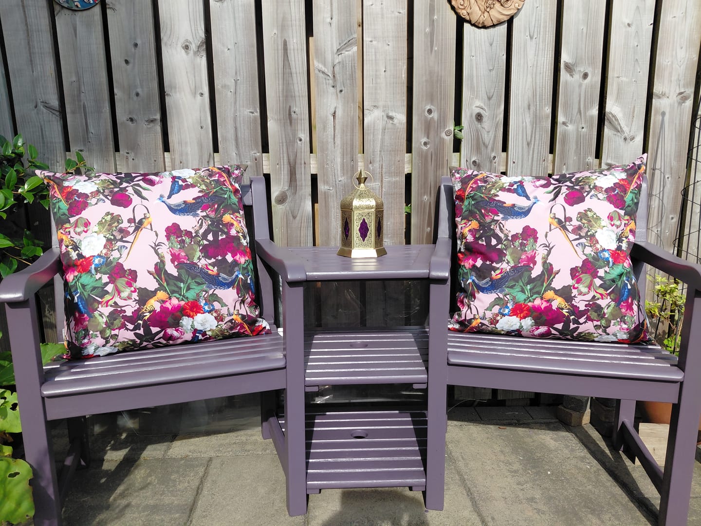 Customer photo review of Outdoor Garden Waterproof Cushion - Manor House Garden