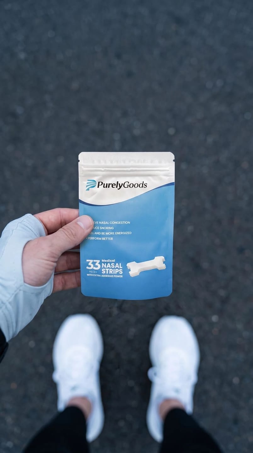 Customer photo review of PurelyGoods Neusstrips (33 stuks)
