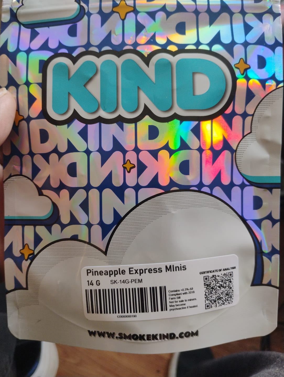 Customer photo review of Pineapple Express - Minis - 14 Grams - Sativa