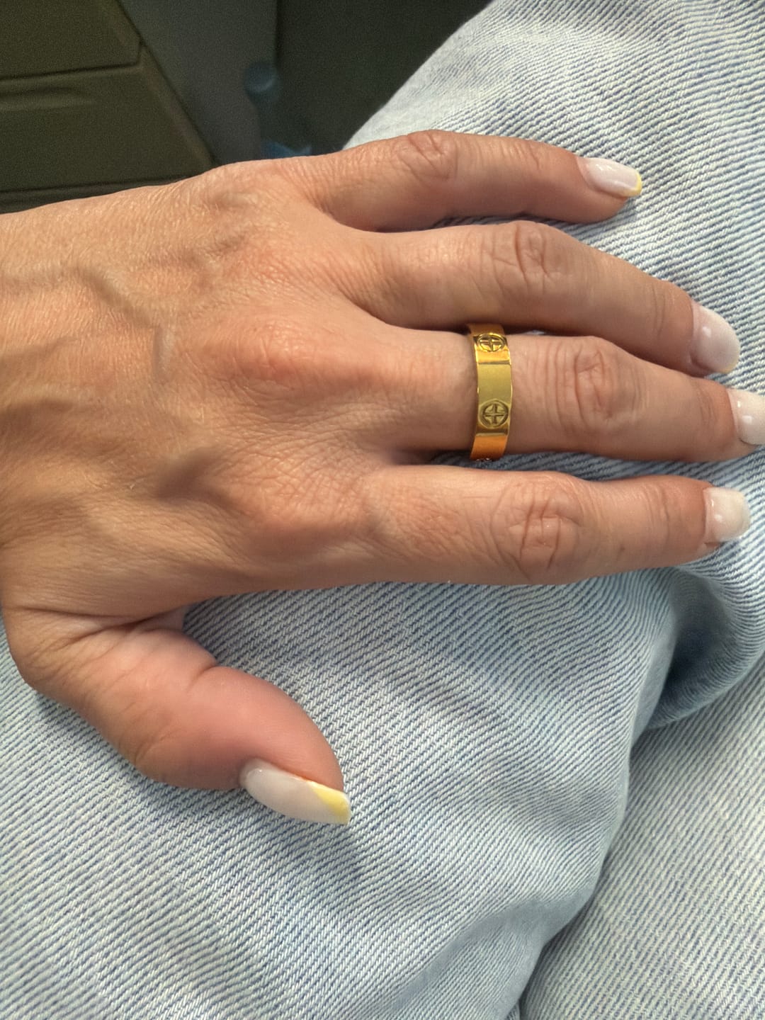 Customer photo review of Timeless Affection Ring 14 Karat vergoldet