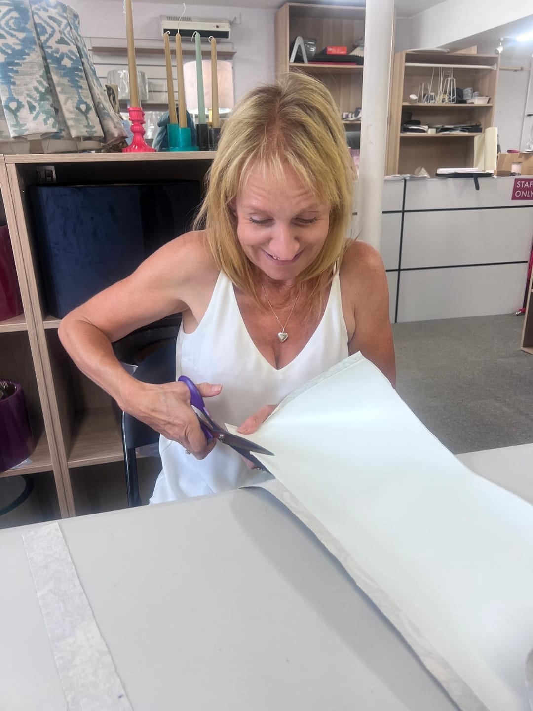 Customer photo review of Drum Lampshade Workshop - 25th July, 2026