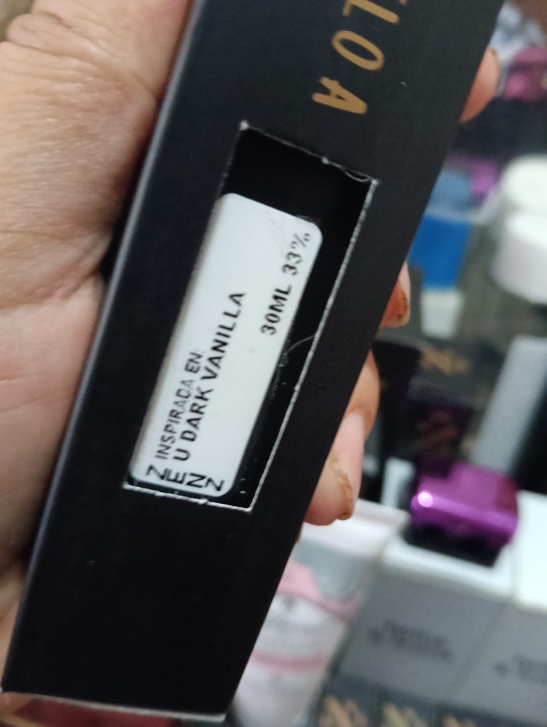 Customer photo review of Perfume Tendencia U DARK VANILLA MONTALE zenz