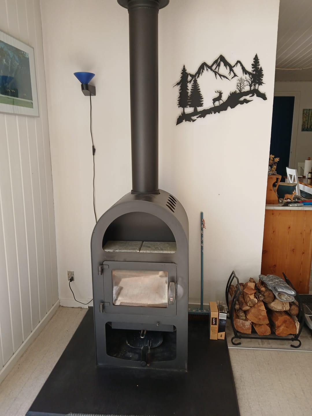 Customer photo review of Décoration Murale en Métal - Montagne et Cerf
