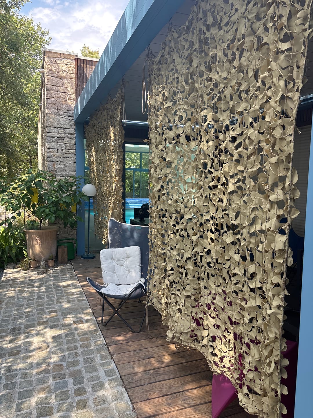 Customer photo review of Filet de camouflage sable
