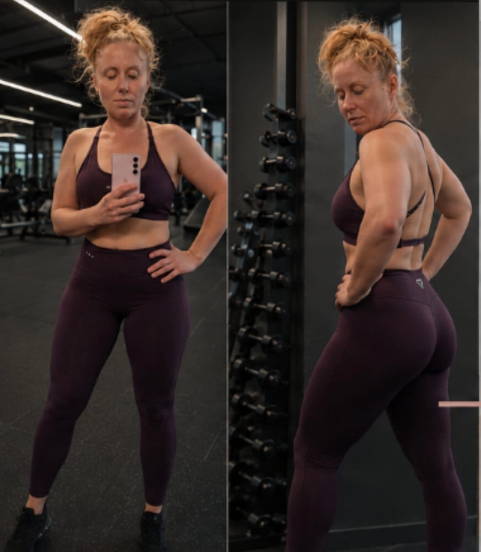 Customer photo review of DEFINE SCRUNCH LEGGINGS