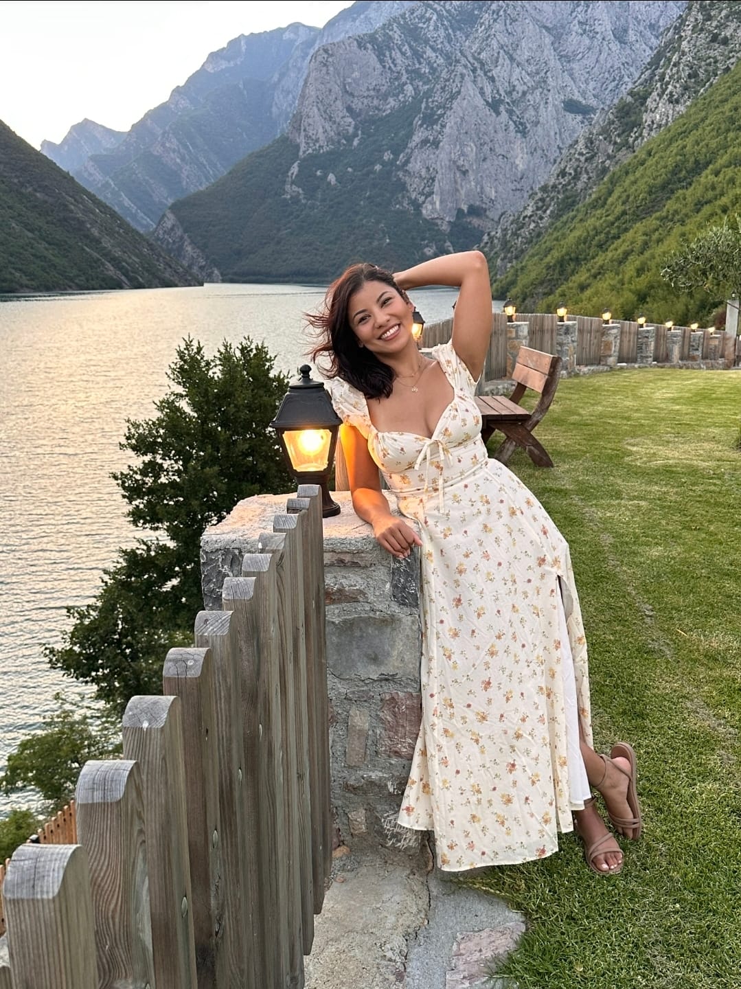 Customer photo review of Sophia Midi Sundress