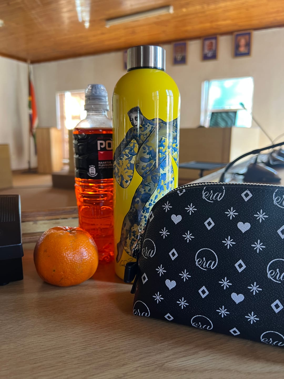 Customer photo review of Black Go Getter Makeup Bag