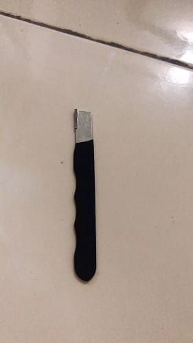 Customer photo review of Professional Knife Sharpener Set for Kitchen Blades and Garden Shears
