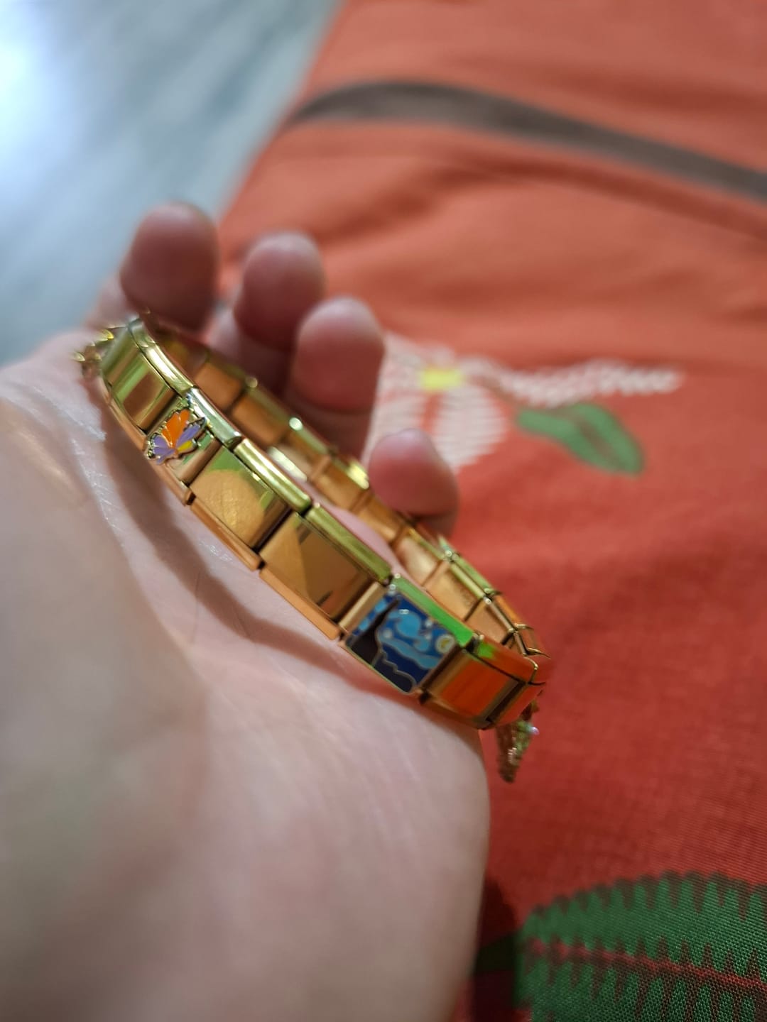 Customer photo review of Pulsera Italiana Clásica para Charms