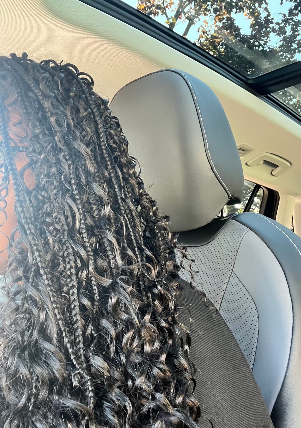 Customer photo review of Human Crochet Hair Water Wave For Miracle Knots
