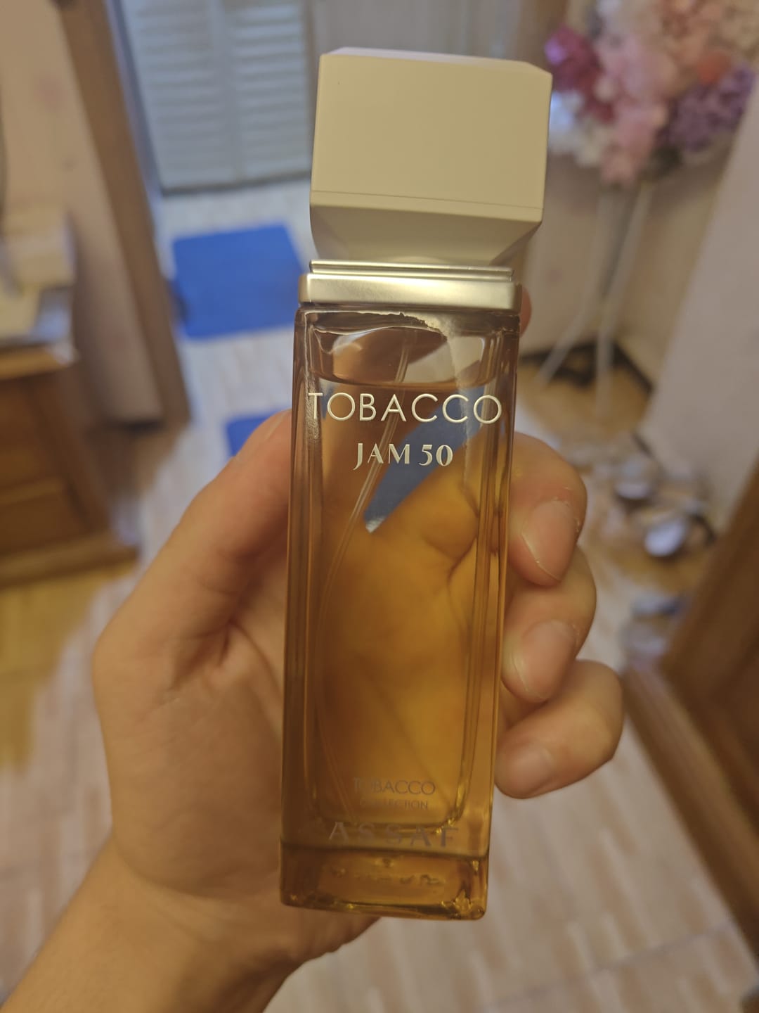 Customer photo review of ASSAF TOBACCO JAM 50 EDP FOR MEN
