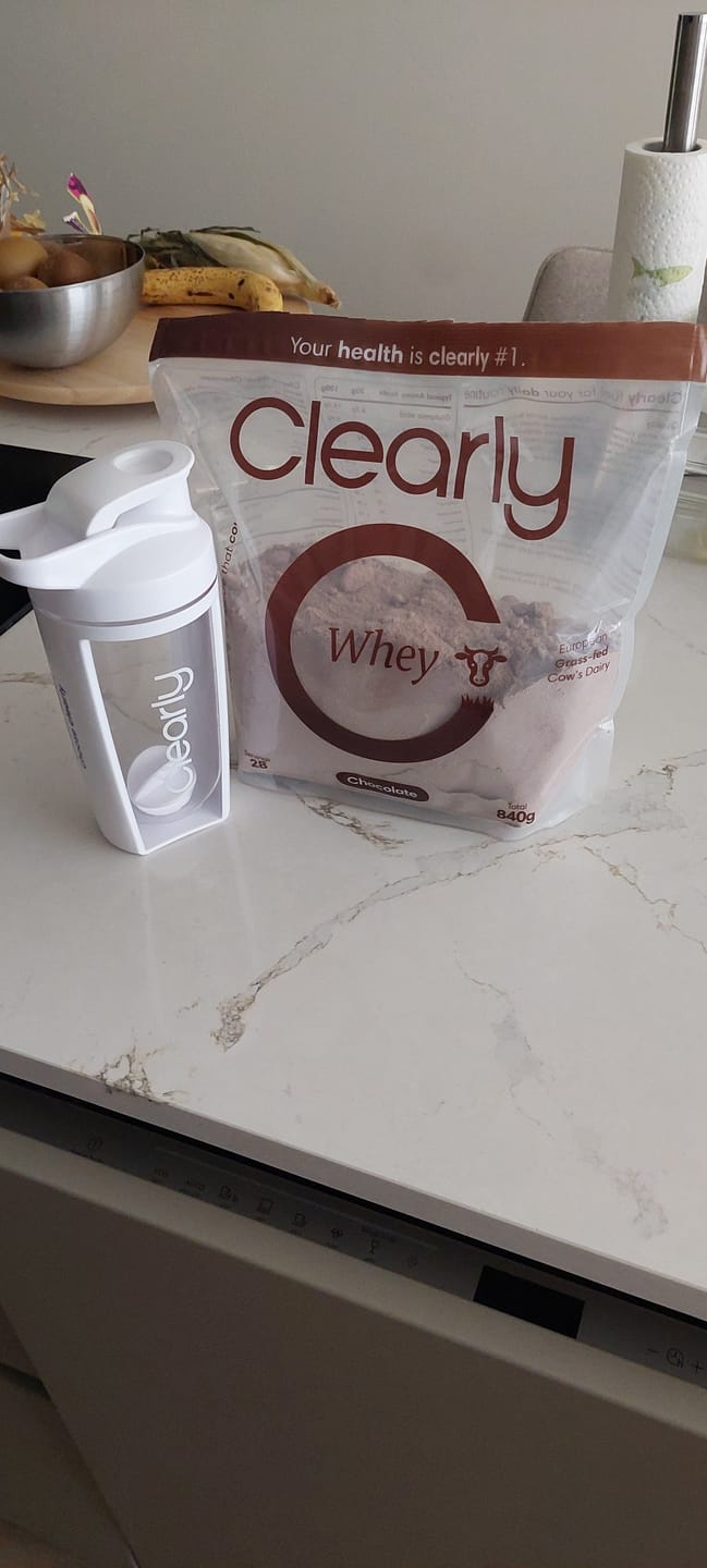 Customer photo review of Grass-fed Whey