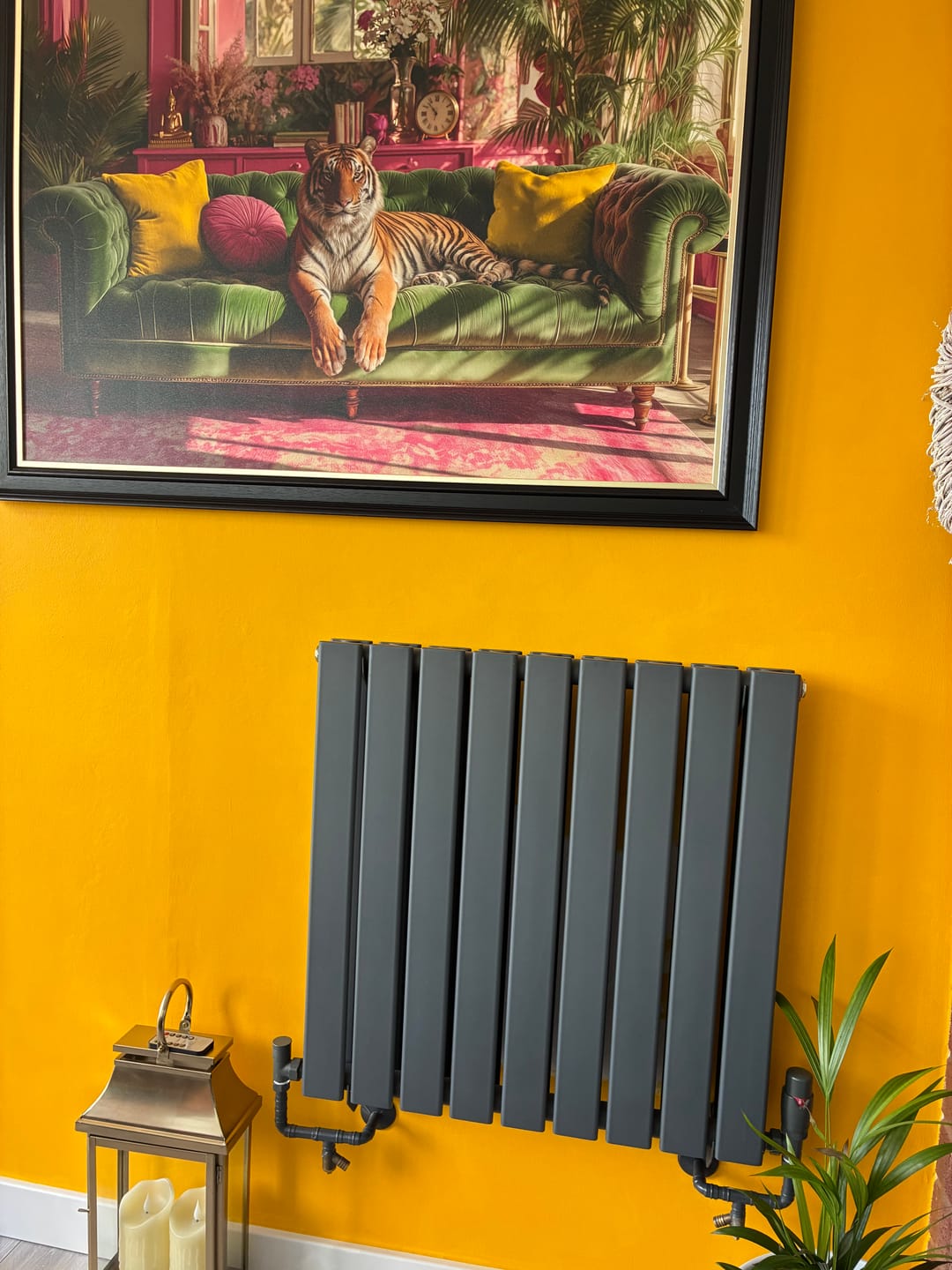 Customer photo review of Lounging Tropical Tiger By Artko