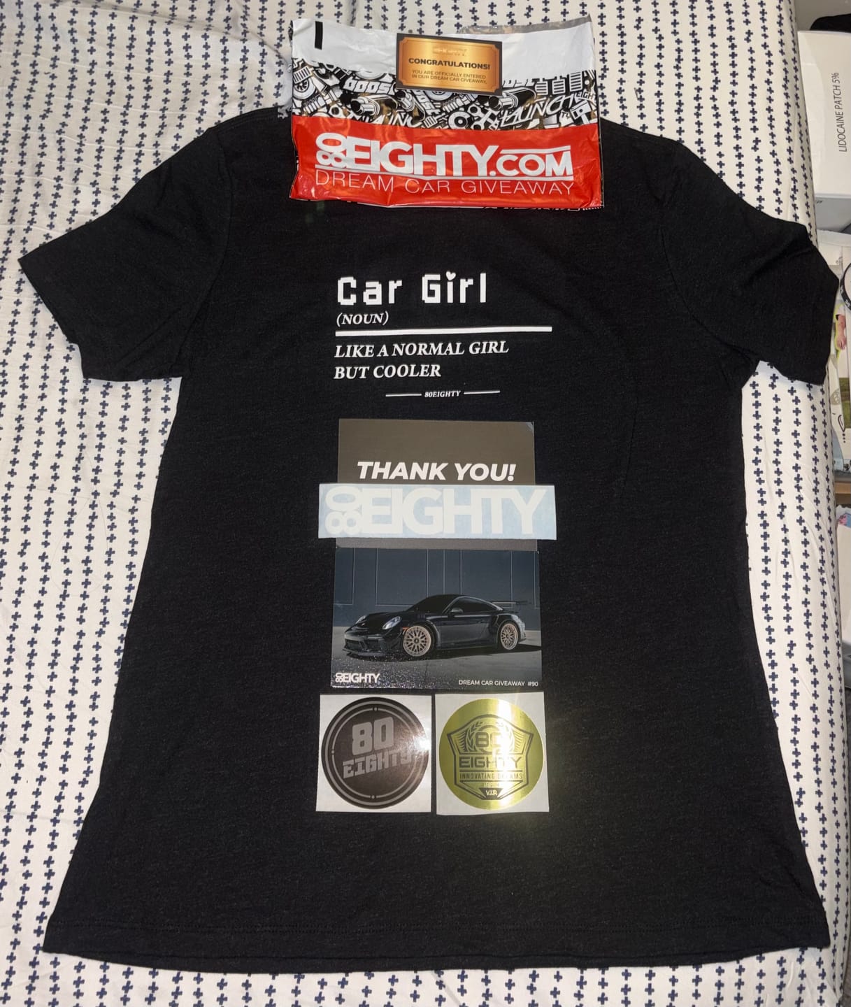Customer photo review of 80Eighty® Women's Car Girl Shirt