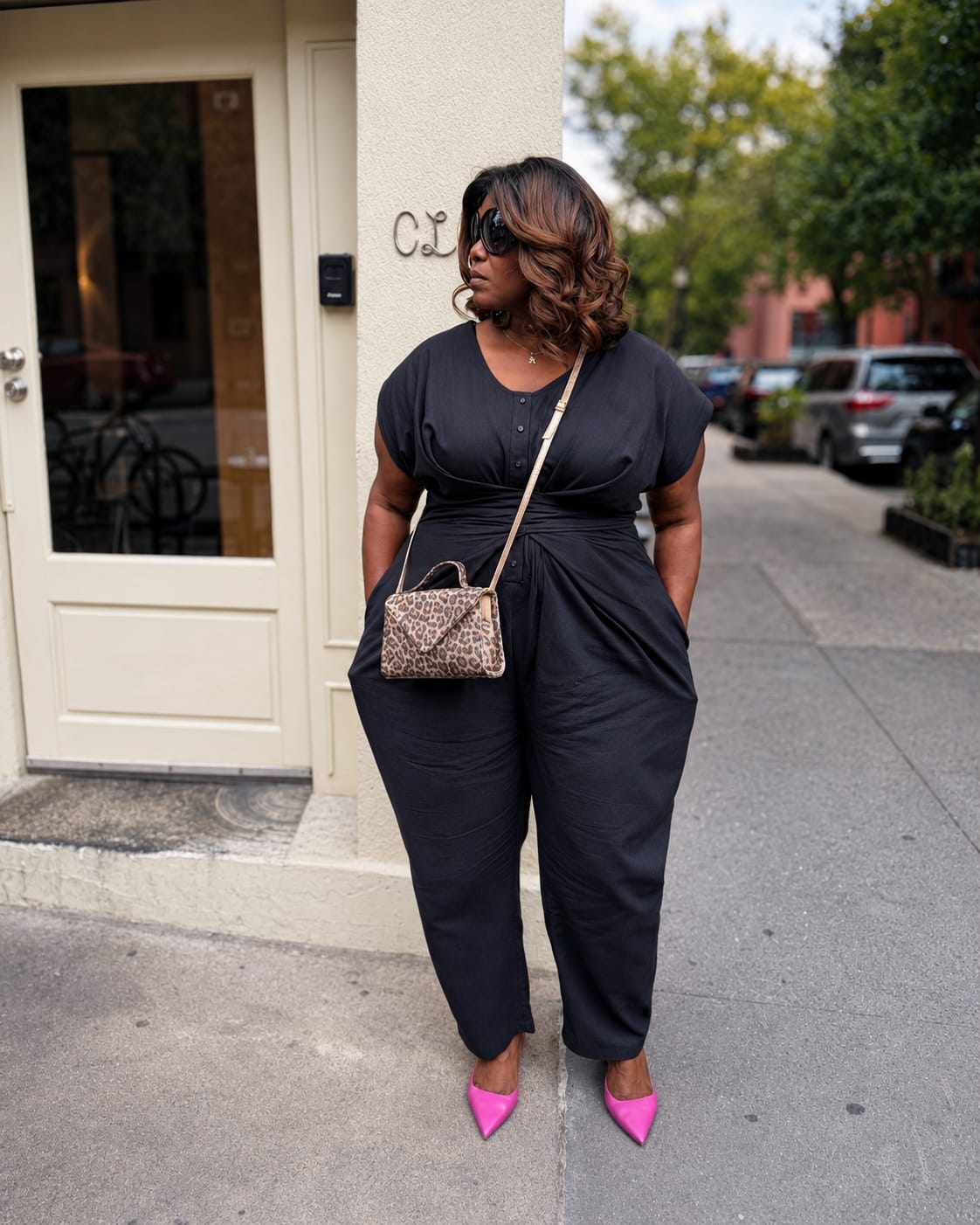 Customer photo review of VENUS WRAP JUMPER | BLACK WASHED