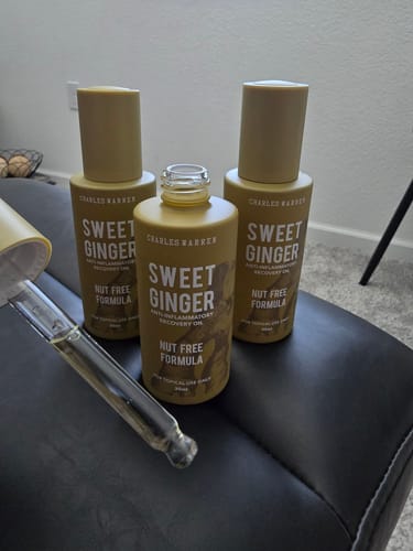 Customer photo review of [Nut-Free] Sweet Ginger Dry Oil for Sensitive Skin