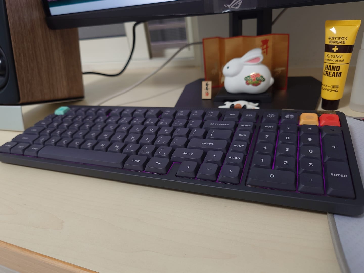 Customer photo review of NuPhy Node100 三模無線矮軸機械鍵盤(注音版本)