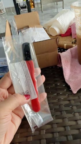 Customer photo review of Professional Knife Sharpener Set for Kitchen Blades and Garden Shears