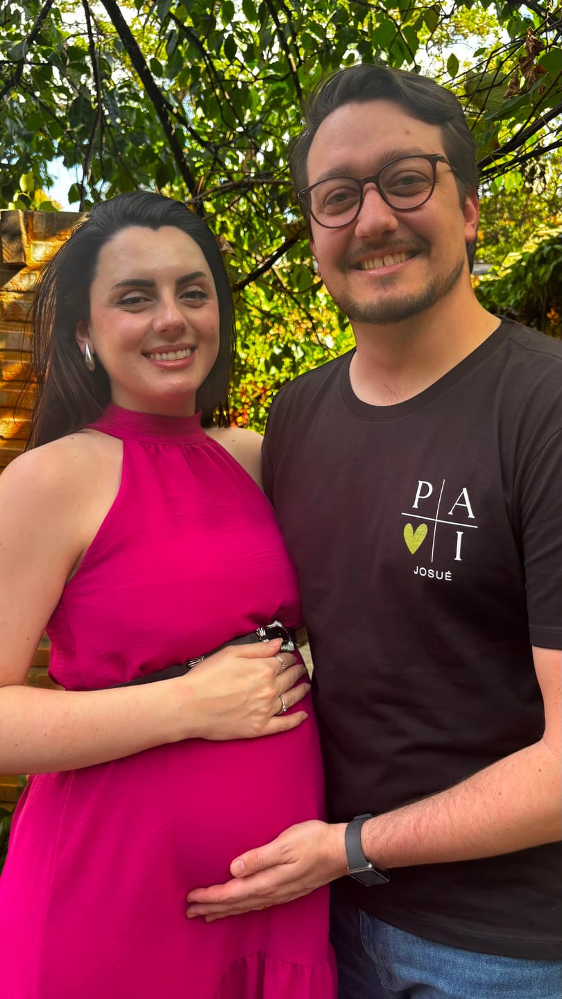 Customer photo review of Camiseta Personalizada MÃE / PAI E FILHOS - Algodão Peruano