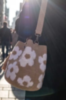 Customer photo review of Bolso de Ganchillo Hecho a Mano