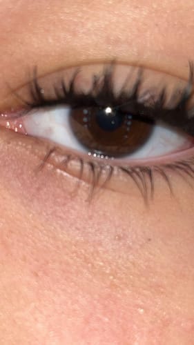 Customer photo review of CANDY Lash Clusters