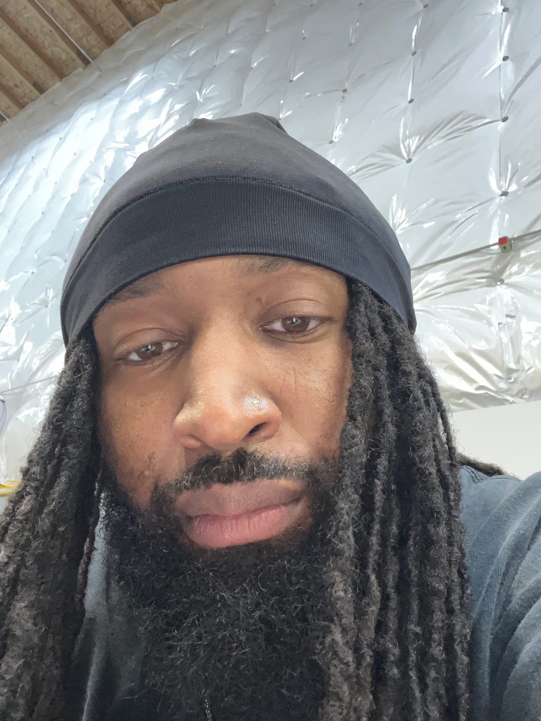 Customer photo review of DAILY VI (BLACK) (SATIN-LINED)