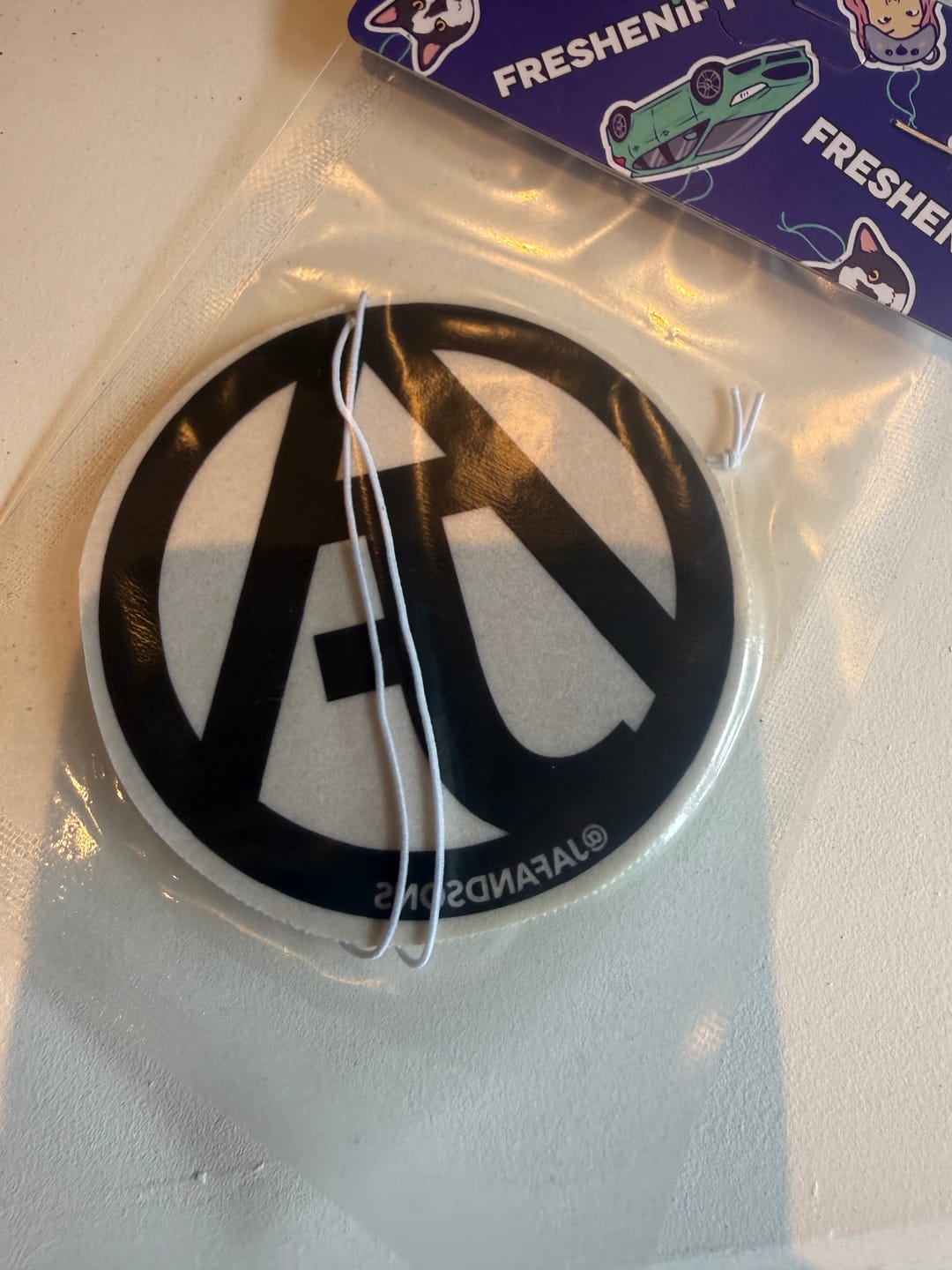 Customer photo review of Personalised Custom Car Air Freshener With Your Photo