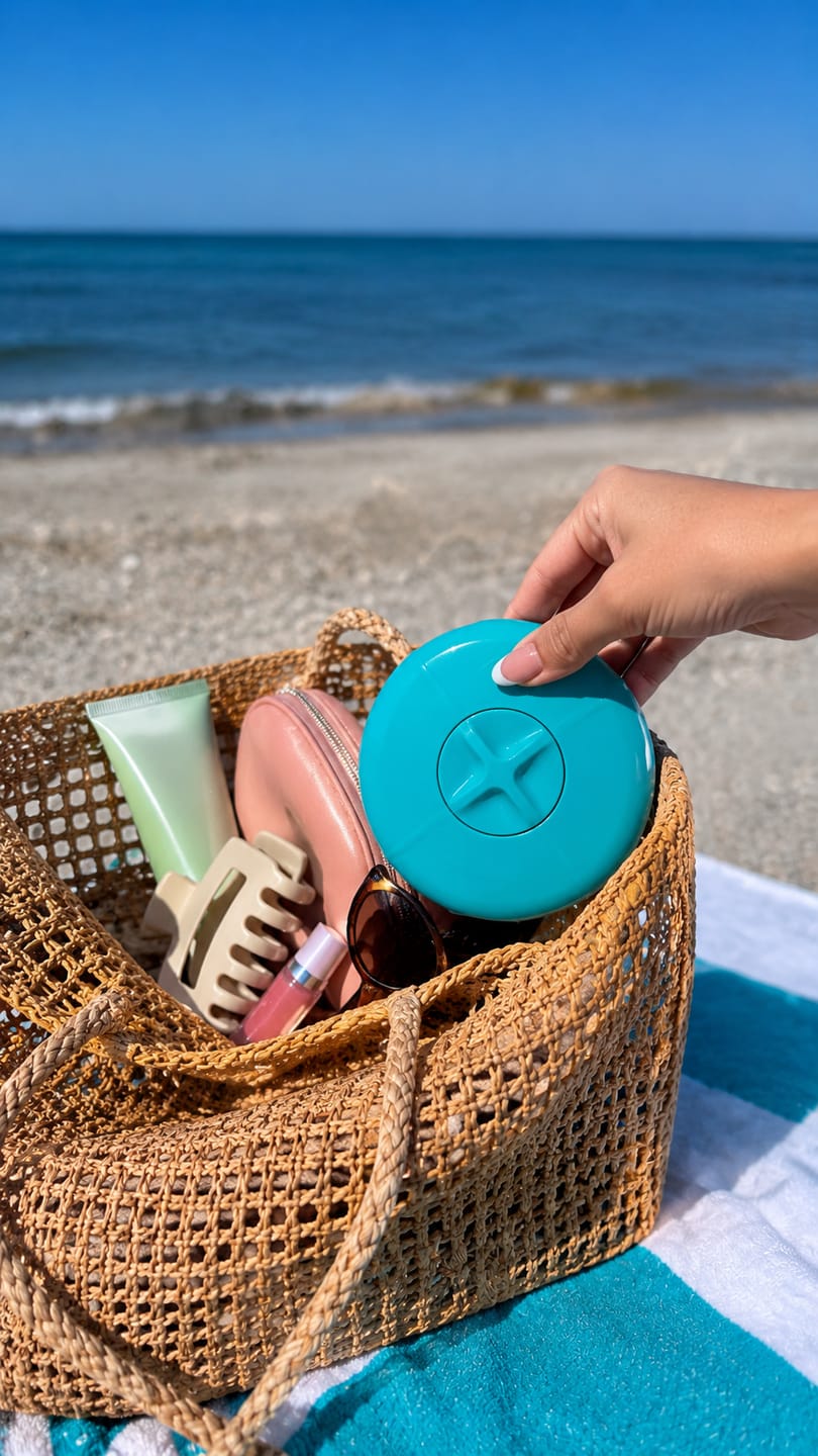 Customer photo review of Glowi - Shave. Hydrate. Refresh.