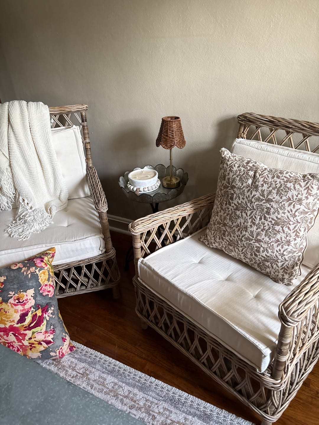 Customer photo review of Wickerworks Marquis Chair (Set of 2)